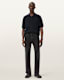 Aspen Waffle Texture Ramskull Polo Shirt