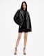 Daylen Oversized Leather Biker Jacket