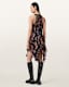 Gretel Asymmetric Tiered Midi Dress