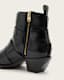 Jane Buckle Pointed Leather Boots