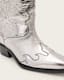 Dolly Metallic Leather Western Boots