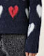 Amora Love Heart Jacquard Jumper