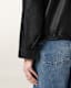 Clay Cropped Leather Jacket