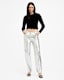 Regina Velvet Cut-Out Cropped Top