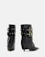 Dua Fold-Over Buckle Leather Boots