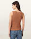 Katarina Boat Neck Slim Fit Tank Top