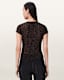 Ellie Mesh Leopard Print T-Shirt