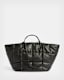 Nadaline Leather Quilted Tote Bag
