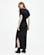 Natalie Slim Fit Gathered Midi Dress