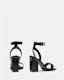 Pamela Leather Heel Sandals