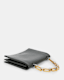Yua Leather Removable Chain Clutch Bag