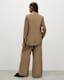 Deri Lyn Linen Blend Wide Leg Trousers