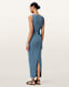 Katarina Boat Neck Slim Fit Maxi Dress