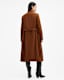 Riley Wrap Around Belted Long Line Coat