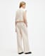Payton Wide Leg Linen Blend Trousers