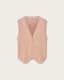 Cruz Ribbed Knitted Waistcoat