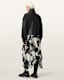 Loria Raw Edge Maxi Skirt