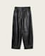 Jett Wide Leg Leather Trousers