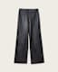 Ash Wide Leg Leather Trousers