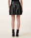 Vena Leather Kilt Skirt
