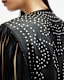 Elias Studded Tassel Leather Gilet