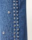 Blake Studded Wide Leg Denim Jeans