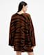 Zoe Oversized Tiger Stripe Cardigan
