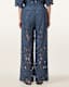 Charli Embroidered Straight Fit Trousers