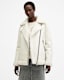 Sola Oversized Shearling Biker Jacket