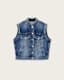 Mav Studded Denim Waistcoat