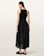 Zenia Sleeveless Asymmetric Midi Dress