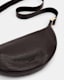 Half Moon Leather Crossbody Bag