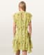 Fleur Printed Asymmetric Mini Dress