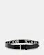 Peace Rocks Studded Leather Belt