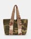Airi Camouflage Denim Jewel Tote Bag