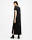 Anna Crew Neck Short Sleeve Maxi Dress