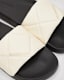 Bell Quilted Leather Sliders