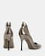 Robin Shiny Leather Heeled Court Shoes