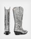 Kacey Metallic Leather Cowboy Boots