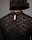 Francesco Long Sleeve Sheer Lace Top