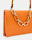 Yua Leather Removable Chain Clutch Bag