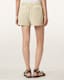 Aleida Drawcord Waist Tailored Shorts