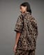 Jemi Leopard Print Relaxed Fit Shirt