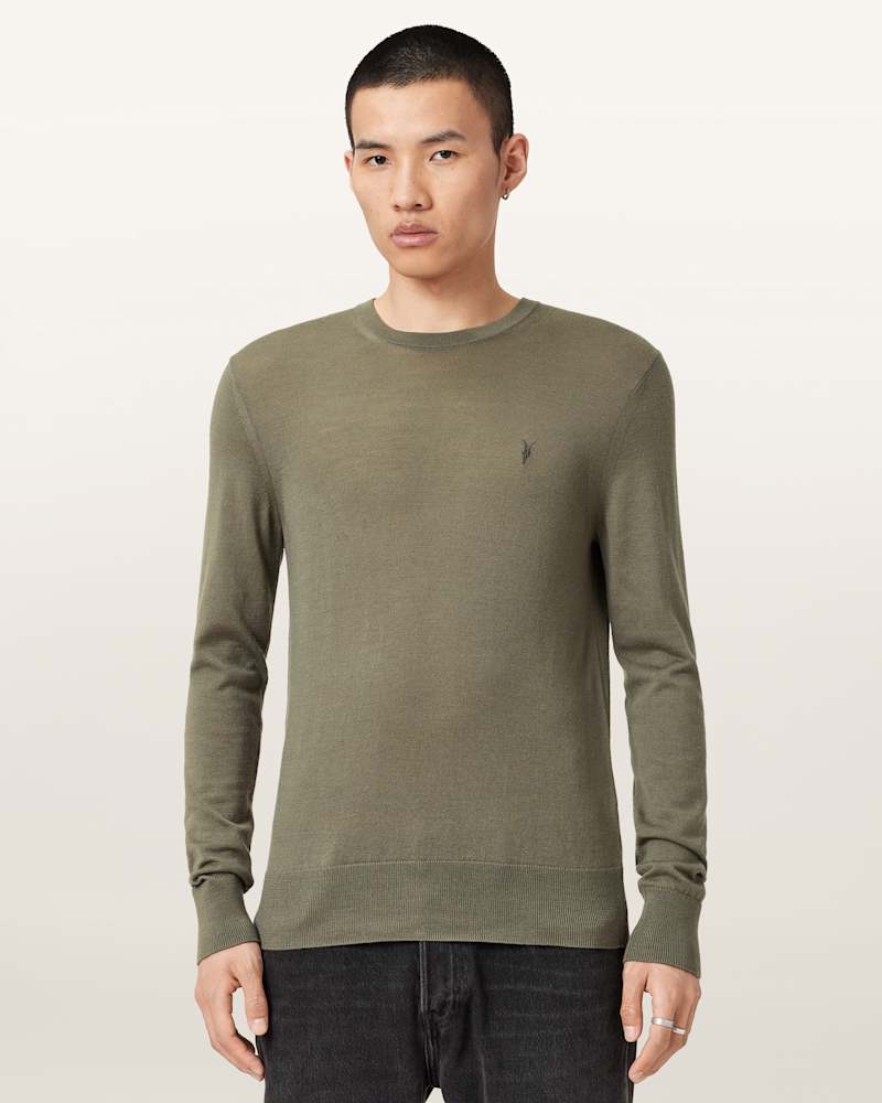 Mode Merino Crew Neck Ramskull Jumper