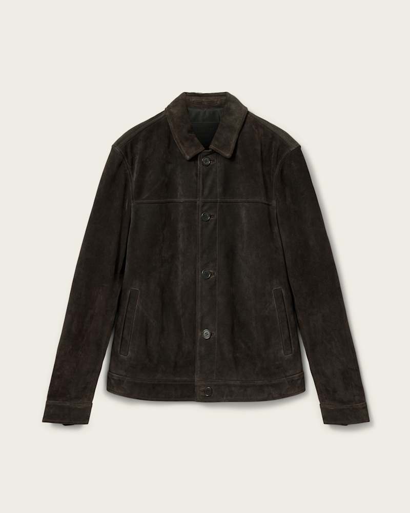 Nates Suede Slim Fit Jacket