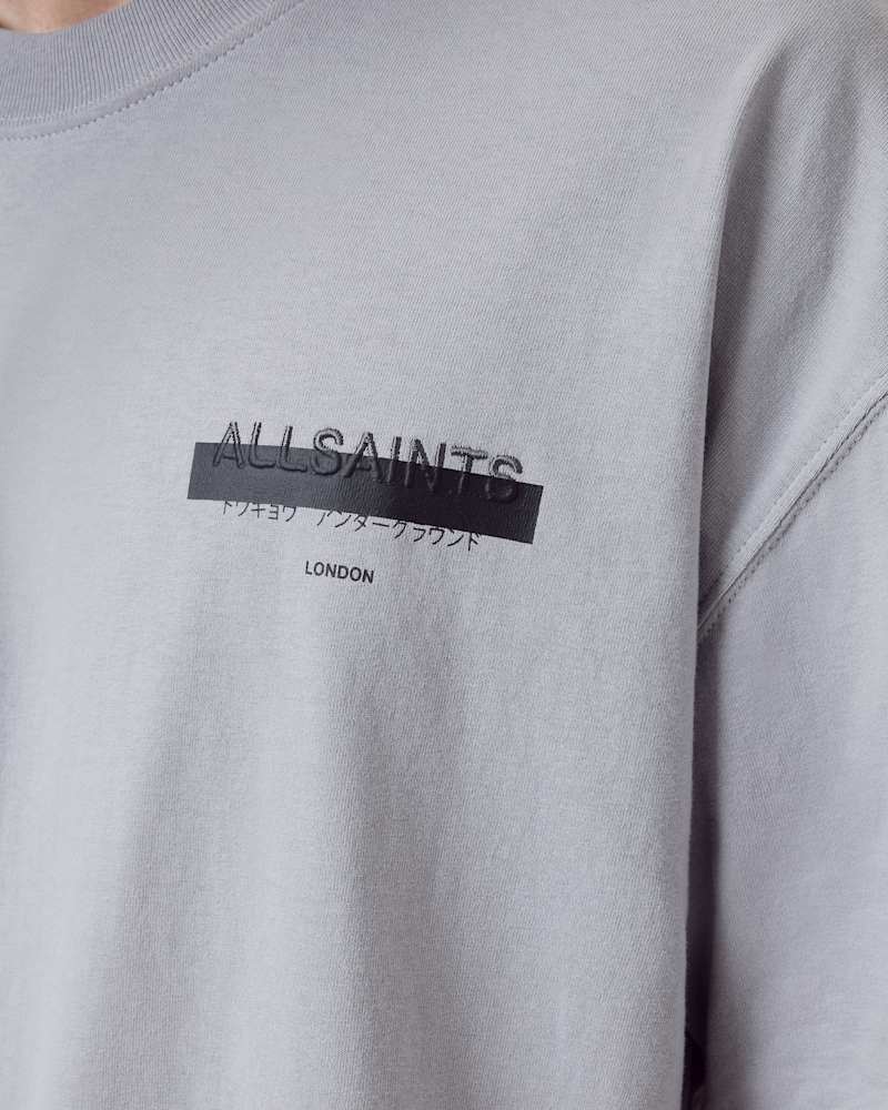 Redact Oversized Embroidered Logo T-Shirt
