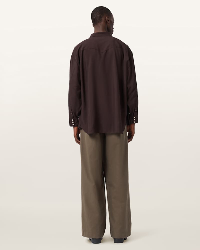 Conway Wide Leg Pleated Trousers