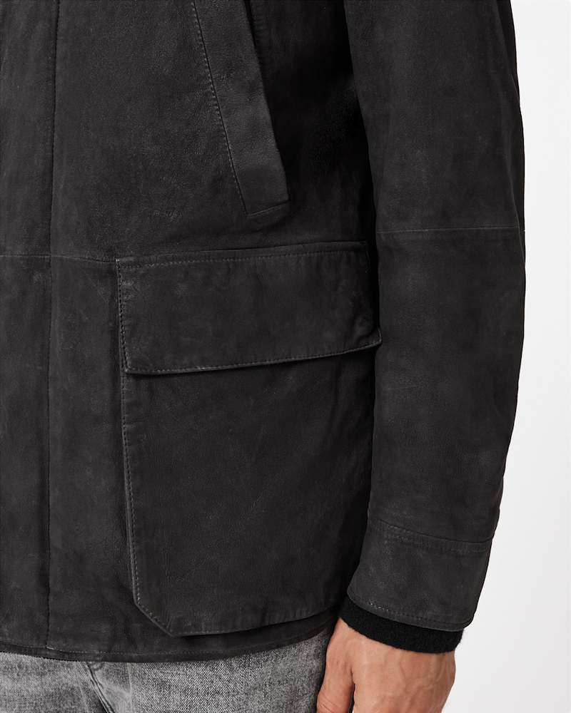 Bolton Waxed Suede Coat