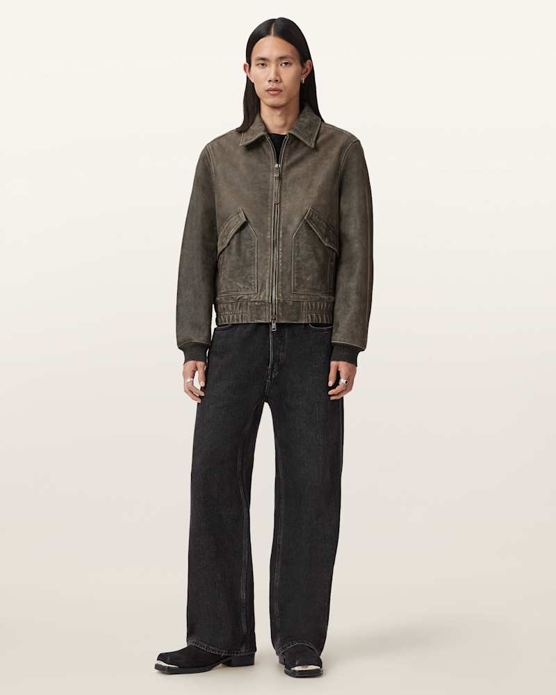 Marland Aviator Leather Jacket