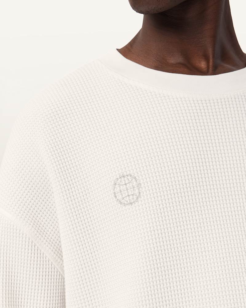 Emblem Oversized Long Sleeve T-Shirt